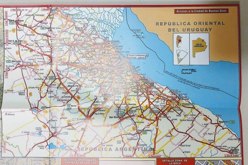 Mapa De La Ciudad Autónoma De Buenos Aires Incluye City Map 1