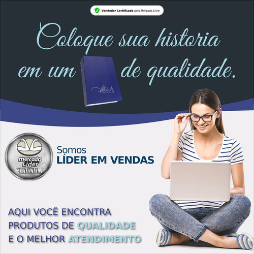 Álbum 10x15 Couro C/espuma 200-300 Fotos Lindas Cores 1