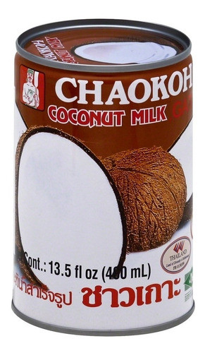 Leite De Coco Coconut Milk Chaokoh 400ml - Tailândia 0