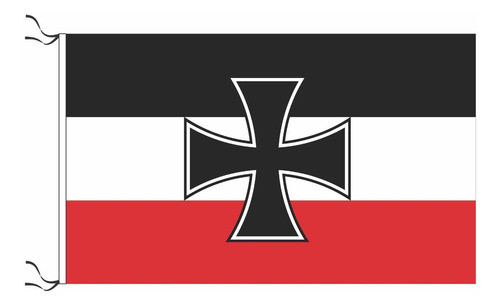 Bandera Imperio Alemán Gösch Flagge 30 X 45cm 0