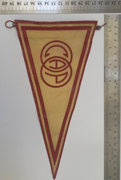 Banderín C A Platense Fútbol Uruguay, 23 Cm Largo, B10 0