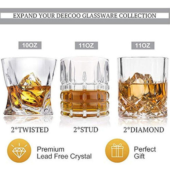 Vasos De Whisky Premium 10, 11 Oz Juego De Vasos Escoceses D 1 Vasos De Whisky Premium 10, 11 Oz Juego De Vasos Escoceses D 1