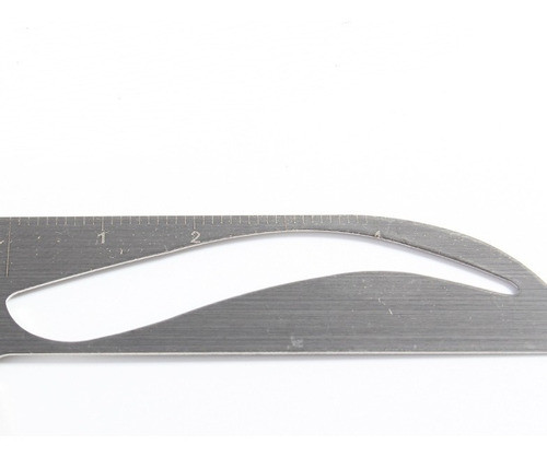 Calibre Para Cejas Microblading Regla De Acero 0431 1