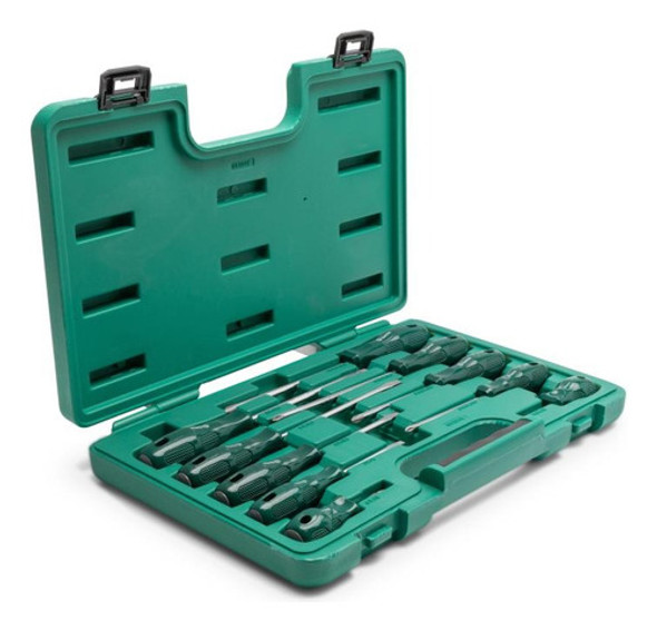 Juego 10 Destornilladores Sata Planos Y Philips Profesional 1