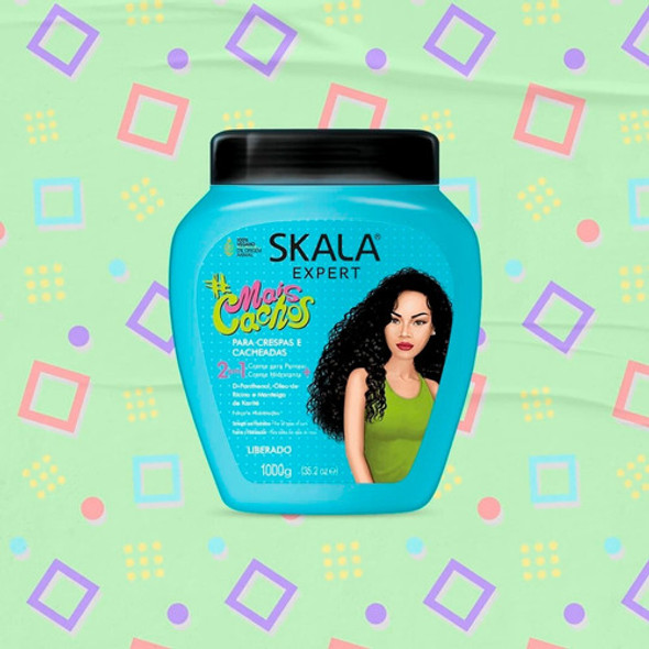 Skala Mais Cachos Tratamiento Capilar Cabello Rizado 1000g 1 Skala Mais Cachos Tratamiento Capilar Cabello Rizado 1000g 1