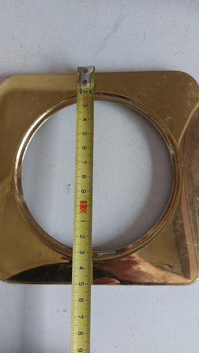 Marcos De Chapa Para Spot Embutir Techo Doradas X2 Unid 1