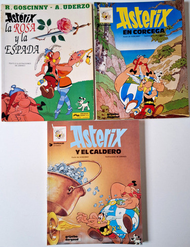 Lote 3 Revistas Asterix Españolas. Precio X El Lote Completo 0