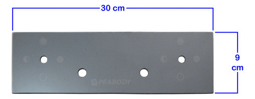 Vidrio Frente Perilla Para Anafe De 2 Hornallas Peabody 1