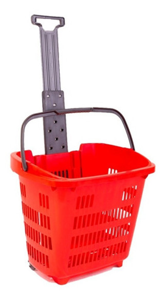 Carrito Supermercado Plastico Doble Manija X 5 0