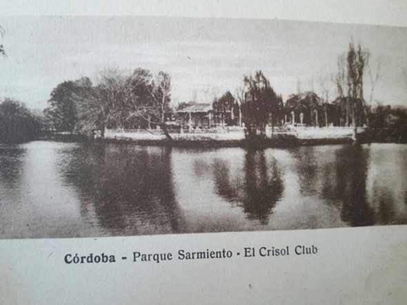Antigua Tarjeta Postal De Córdoba Parque Sarmiento 1