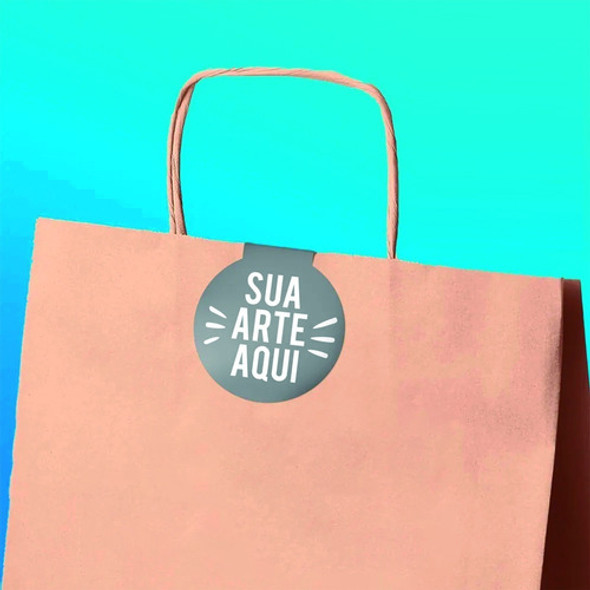 1000 Lacre Sacola Personalizado 3x6 0