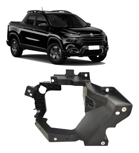 Suporte Reforço Farol Fiat Toro 2016 A 2022 Direito Original 0