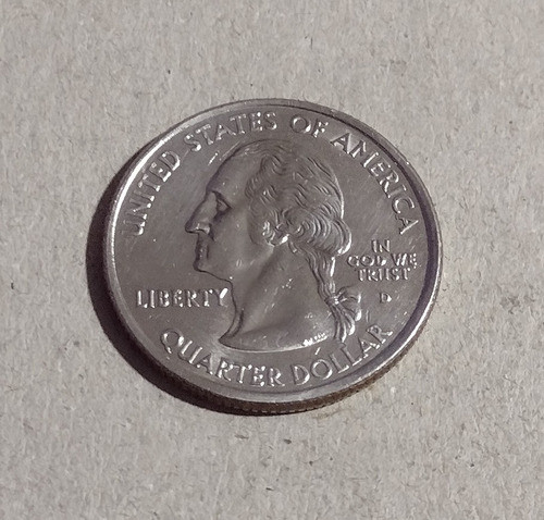 Moneda De Eeuu De 25 Centavos Conmemorativa Año 2000 Ceca D 1