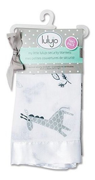 Lulujo Muselina De Bebe De Algodon Mantas De Seguridad 2 U 0