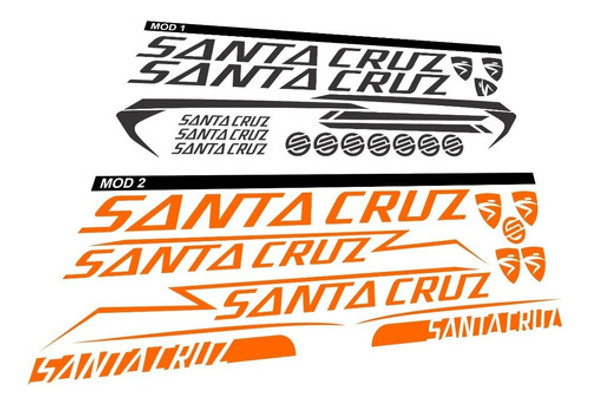 Calcomanías De Bicicletas Santa Cruz Vinilos Decorativos 0