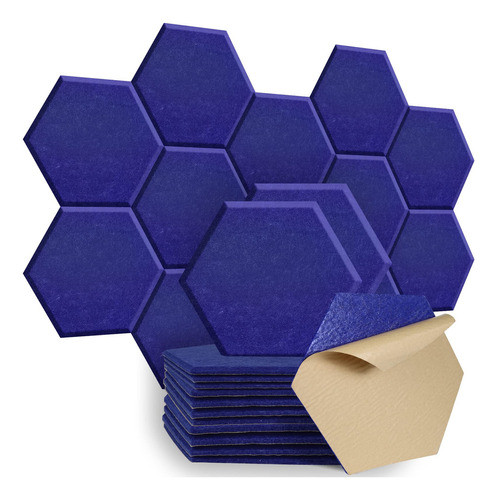 Shjade Paneles Hexagonales Autoadhesivos A Prueba De Sonido, 0