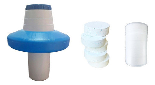 Boya Satelite Grande + 5 Pastillas 1kg Cloro Pileta 1