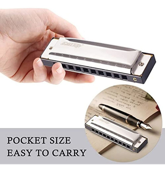 Armónica East Top Para Principiantes Clave De C, 10 Agujeros 1