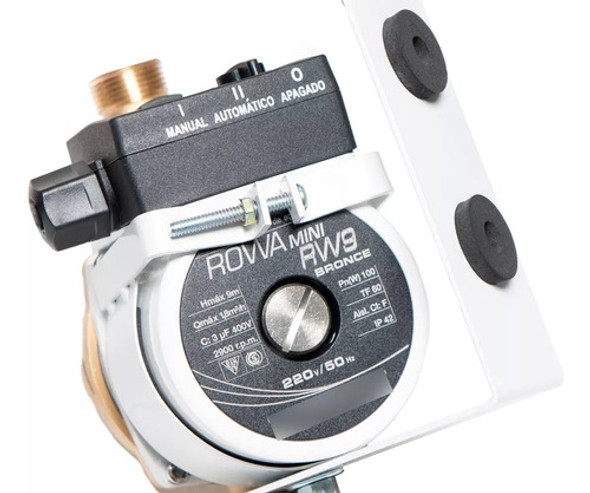 Bomba Presurizadora Rowa Sfl Mini Rw9 + Soporte De Pared 0
