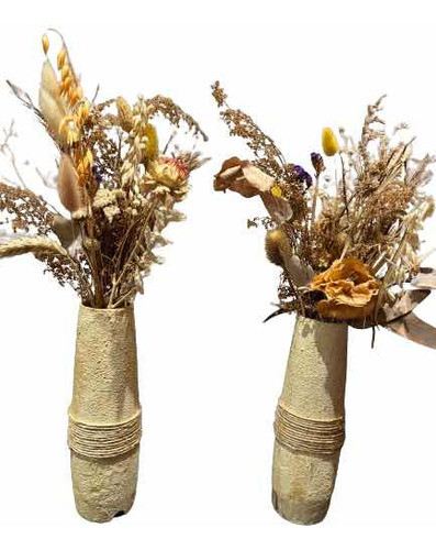 Arreglos Florales, 2 Centros De Mesa Flores Secas Decoración 0