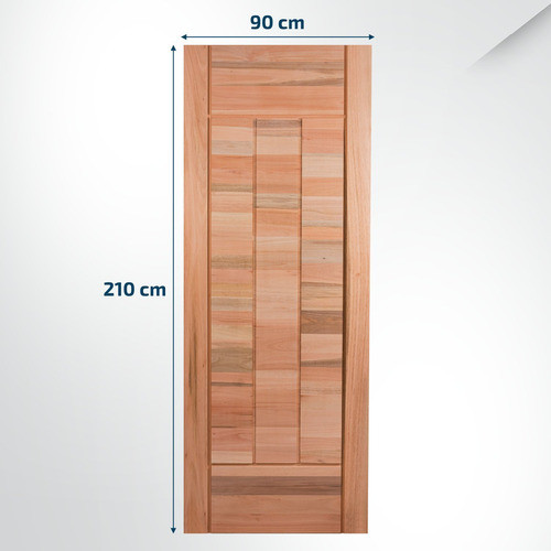 Folha De Porta Maciça 210x90cm Eucalipto Pm97 Cruzeiro Wt 1