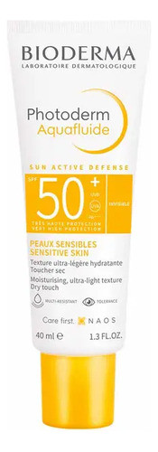 Bioderma Photoderm Aquafluide Fluido Invisible Spf 50+ 40ml 1