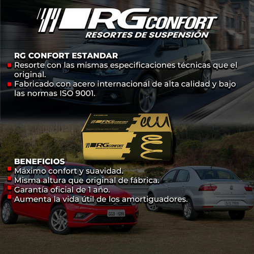 Espirales Rg Renault Logan 2 14/... 1.6 Kit X4 1
