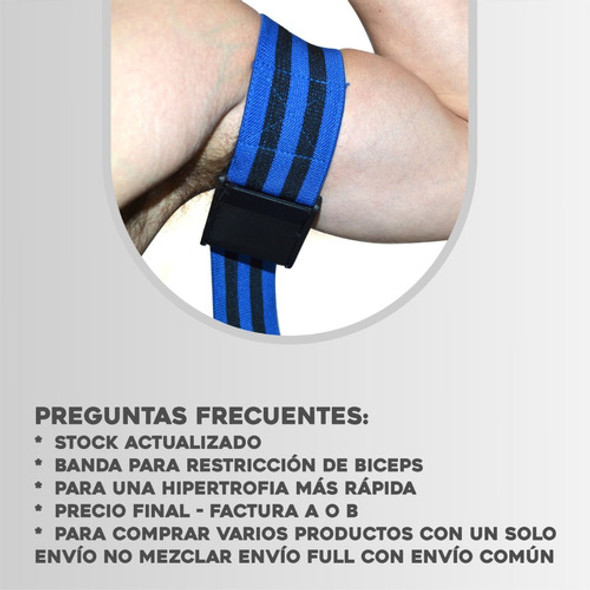 Banda Oclusión Restricción Bicep Entrenamiento Gmp (par) 1