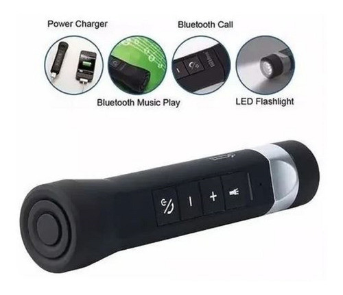 Parlante Portatil Bluetooth Linterna Led Usb Power Bank Bici 1