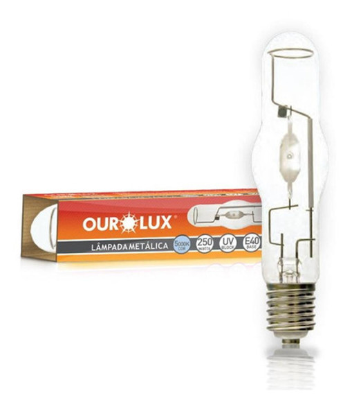 Kit 4 Lâmpadas Vapor Metálica Tubular 400w E40 5000k 1 Kit 4 Lâmpadas Vapor Metálica Tubular 400w E40 5000k 1