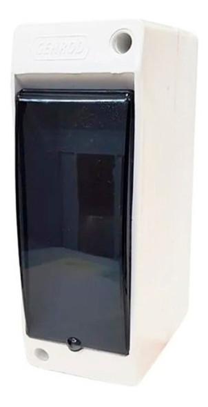 Caja Para Termicas 2 Bocas Din Pvc Exterior Genrod 0