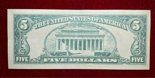 Billete 1 Dólar Magia Estados Unidos Reverso 5 Míralo!! 1
