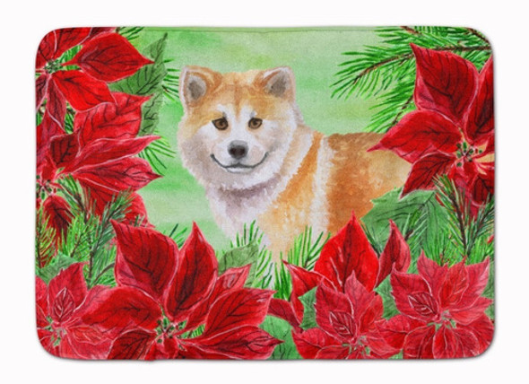 Caroline 's Treasures Shiba Inu Poinsettias Alfombrilla D 0 Caroline 's Treasures Shiba Inu Poinsettias Alfombrilla D 0