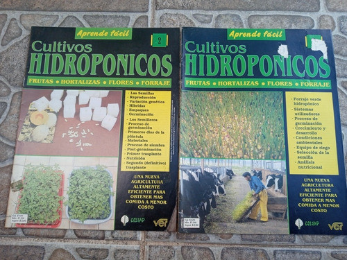 9 Fasciculos Cultivos Hidroponicos,frutas Hortalizas Flores 1