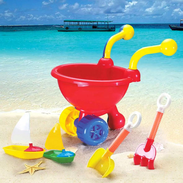 Brinquedo Carrinho De Mão Carriola Maluca Praia 1
