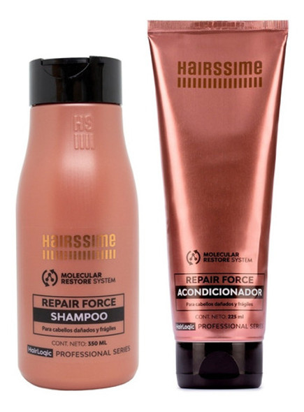 Hairssime Repair Force Kit Shampoo + Acondicionador Chico 0