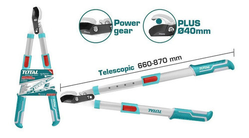 Tijera Cortacerco Telescópica Total Max 87 Cm - Ynter 0