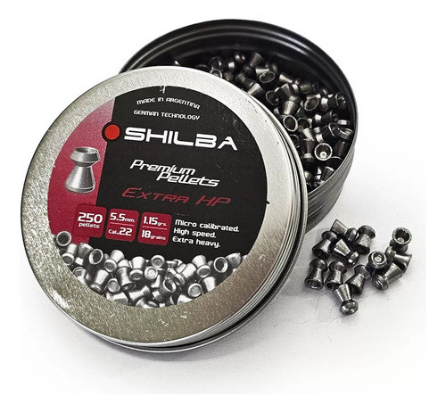 Balines Shilba Extra Hp Cal 177-4,5 Mm-0,60gr X500 Unidades 0
