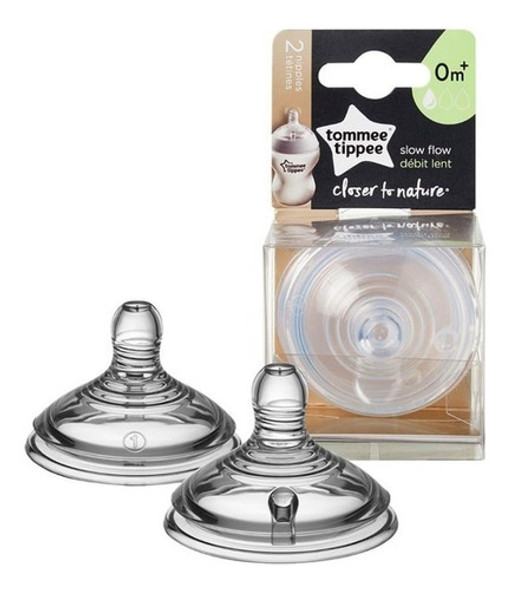 Tetinas Tommee Tippee Natural +0 Mes Flujo Lento X2 0