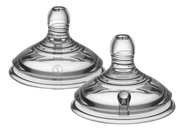 Tetinas Tommee Tippee Natural +0 Mes Flujo Lento X2 1