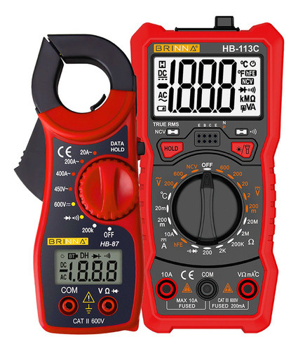 Multimetro Digital Profesional Pinza Voltamperométrica Cuota 0