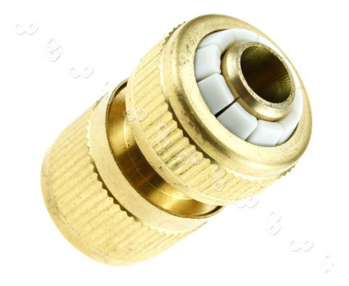 1/2  Manguera Hembra Conector Con Auto Stop Latón Quick Gold 0