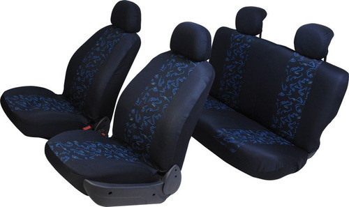 Capa Banco Carro Malha Preta Estampada Picanto Antigo | Cb08 0