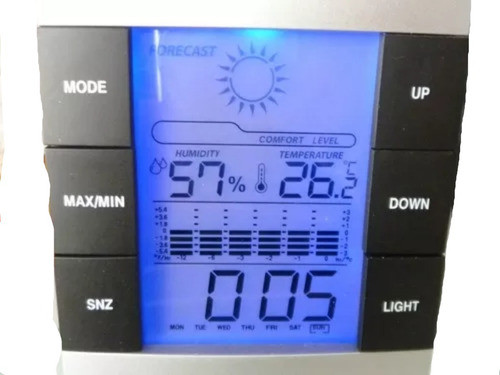 Estação Meteorológica 3210 Digital Mede Temperatura Umidade 0