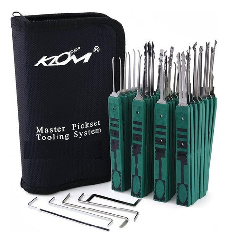 Juego De Ganzúas Profesional 37 Pcs. Master Klom Kl-307 0