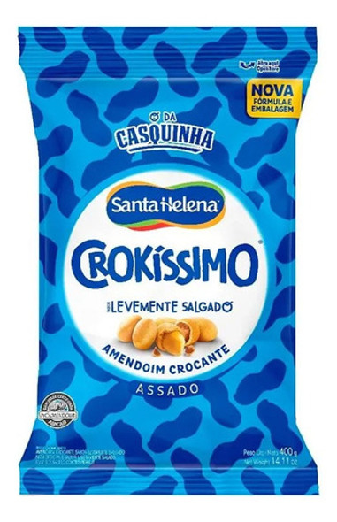 Kit 2 Saco C/ 36un De Amendoim Crokissimo Levemente Salgado 1