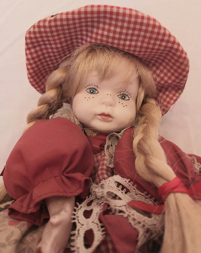 Muñeca Porcelana Nina Genérica 20cm 0