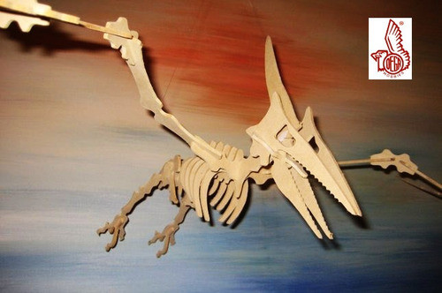 Rompecabezas 3d Pterodáctilo Dinosaurio Láser 1