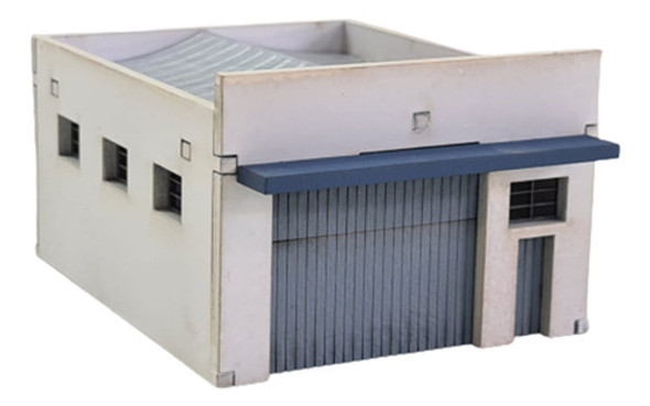 Miniatura De Barracão Mod.02 1:87 Ho Dio Studios 0
