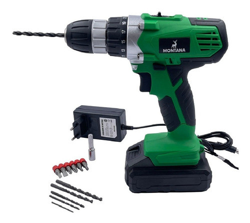 Kit De Taladro + Amoladora A Bateria De Litio 20v - Inalambr 1